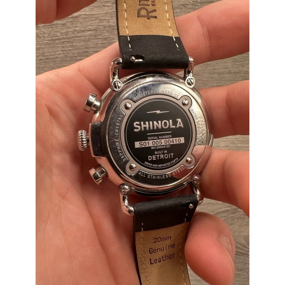 Shinola runwell chronograph